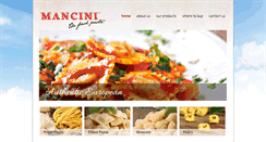 Desktop Screenshot of mancinipasta.com